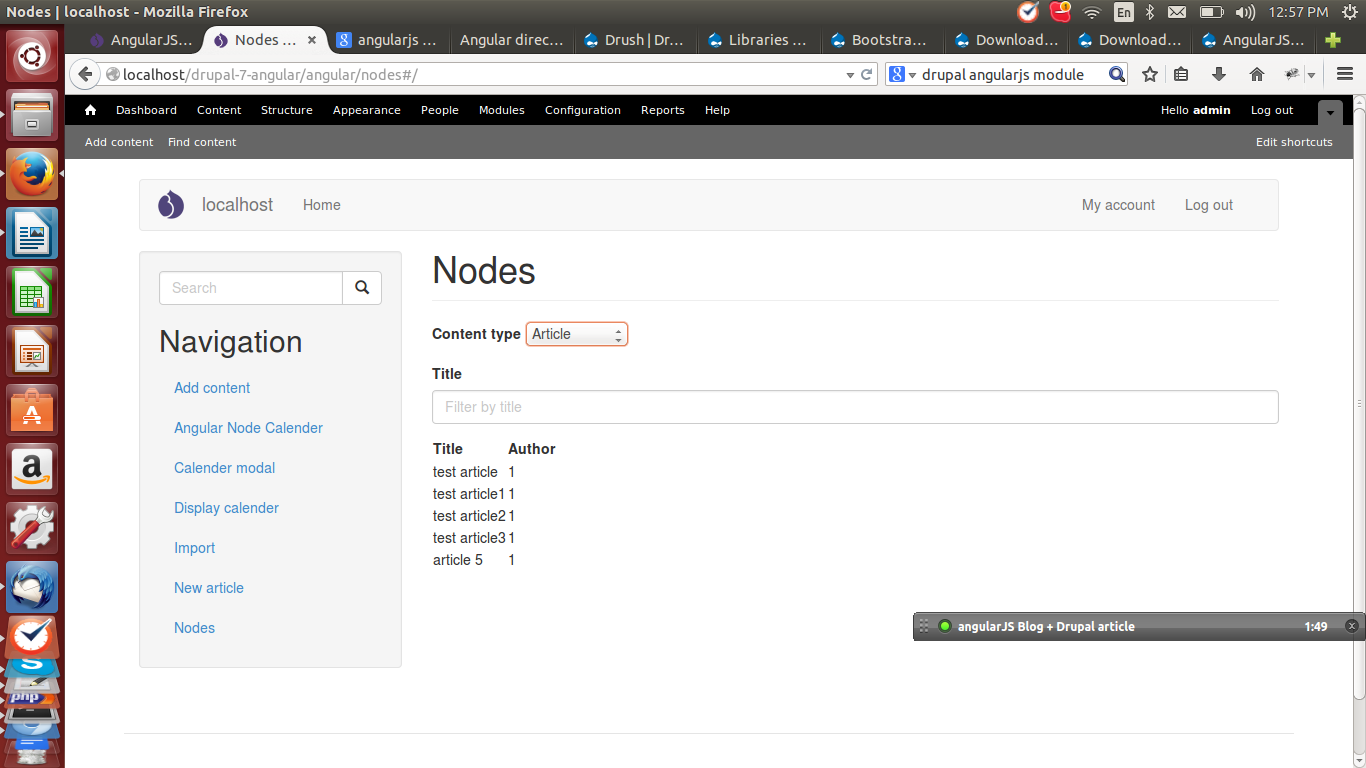 Configuring Drupal To Enable Integration With AngularJS