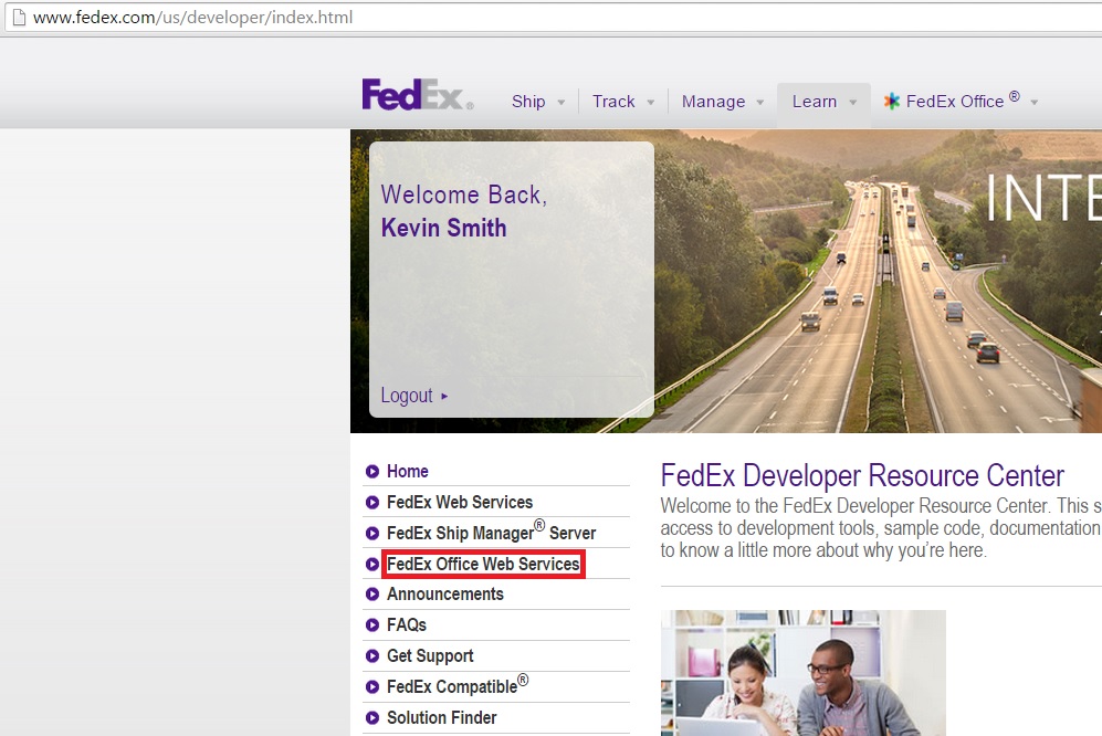 Configuring FedEx