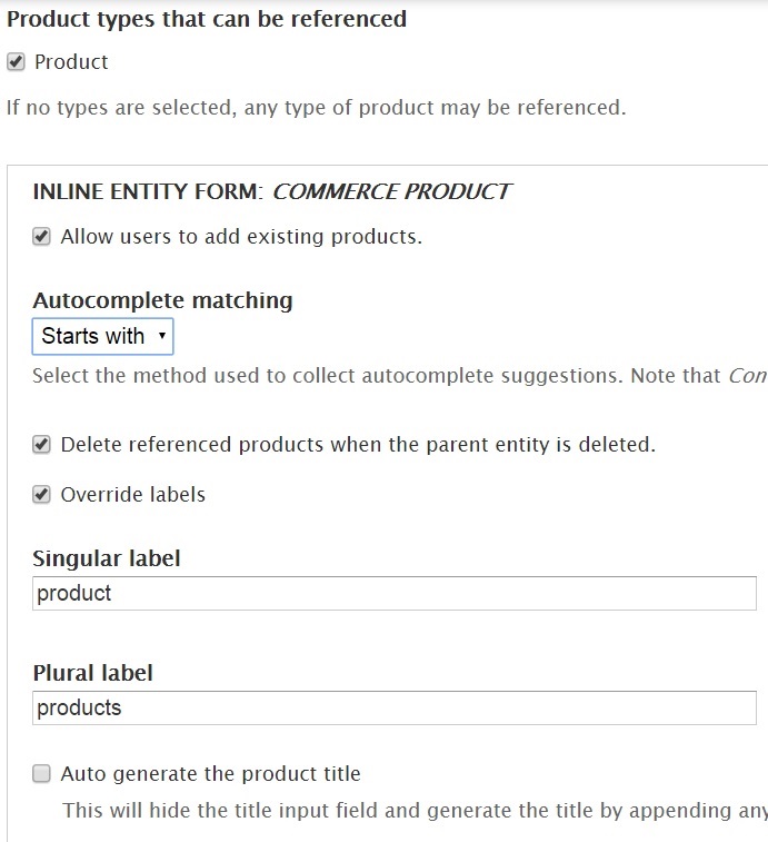 Adding multiple SKUs of a product