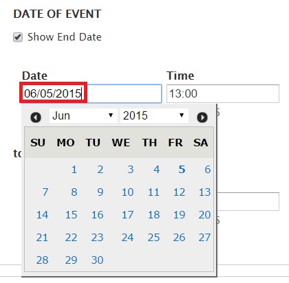 Drupal Calendar Module