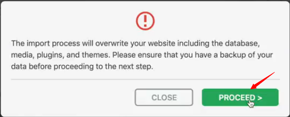 Importing your website