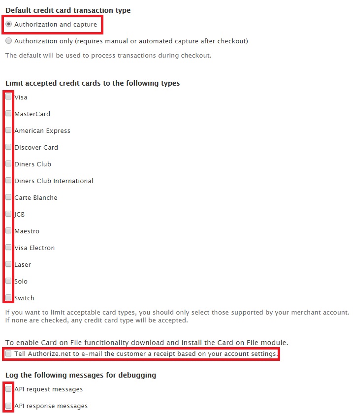 Credit Card Payment