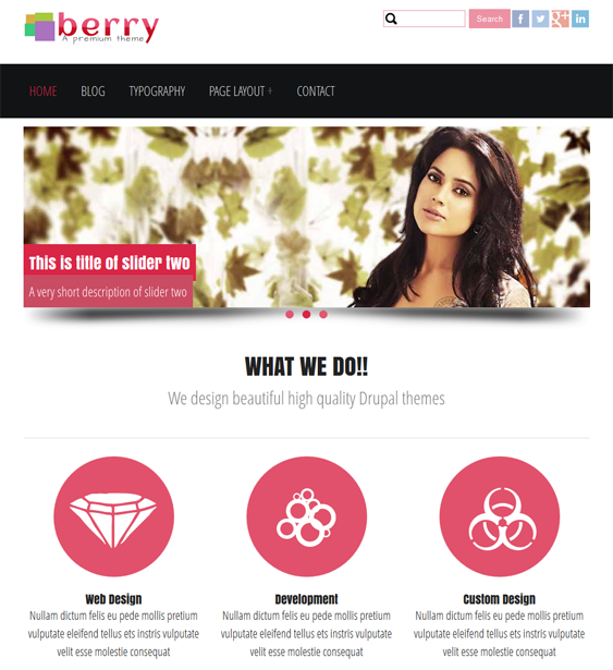 Berry Theme for Drupal