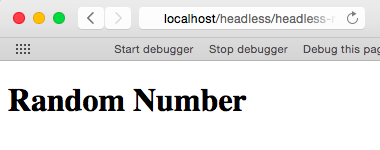 Creating the simplest headless Drupal 7 site