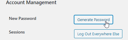 How to change password in WordPress