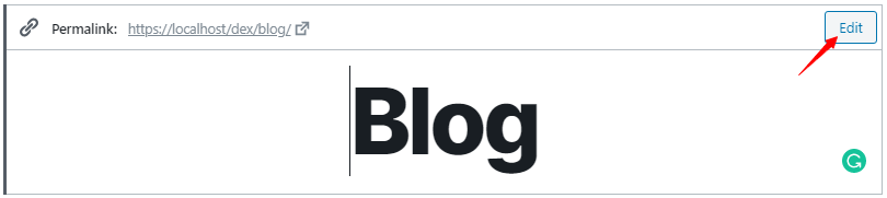 How to change URL of a page in WordPress