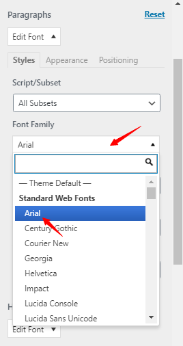 How to change your fonts in WordPress