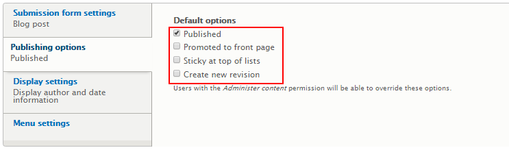 How to create a content type in Drupal