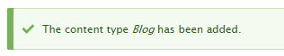 How to create a content type in Drupal