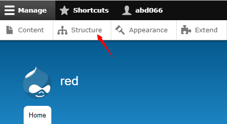 How to set homepage in Drupal?
