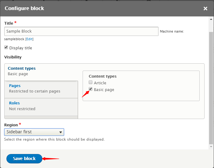 How to set homepage in Drupal?