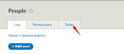 How to create a role in Drupal