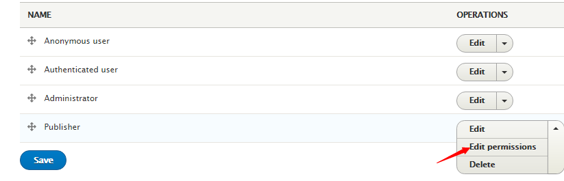 How to create a role in Drupal
