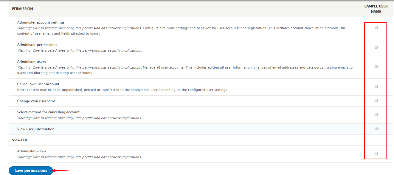 How to create a role in Drupal