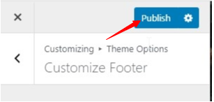 How to edit footer in WordPress through settings