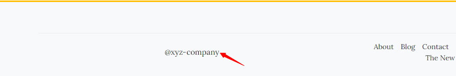 How to edit footer in WordPress through settings