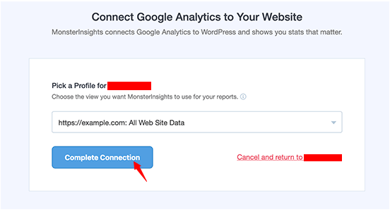 Setting up Google Analytics