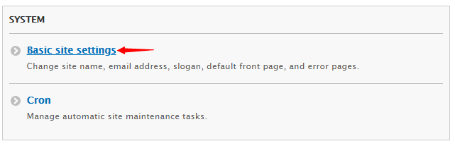 How to set homepage in Drupal?