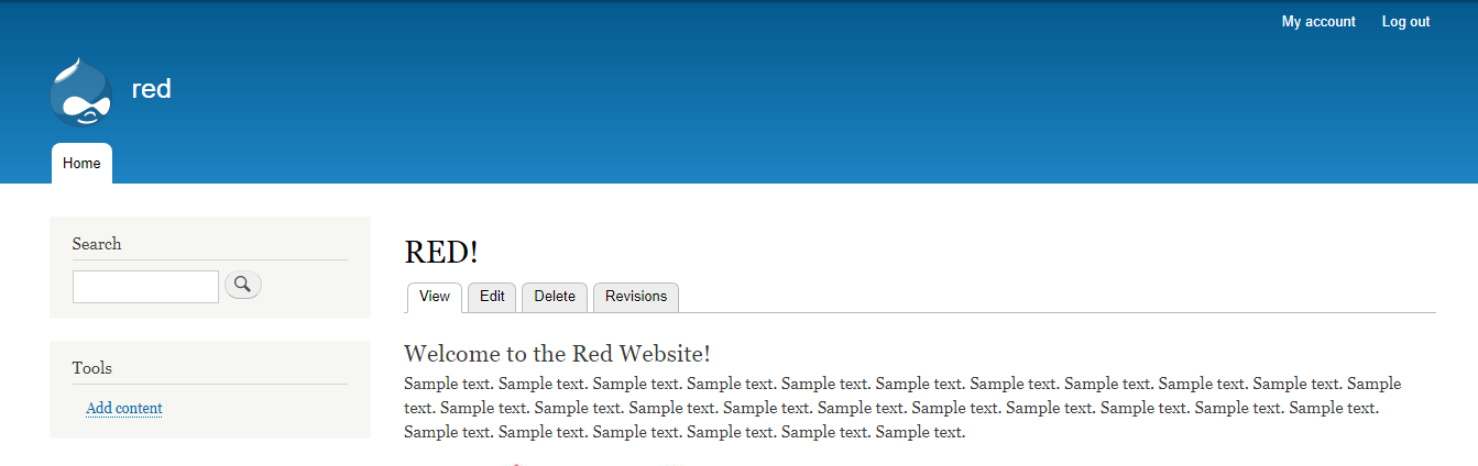 How to set homepage in Drupal?