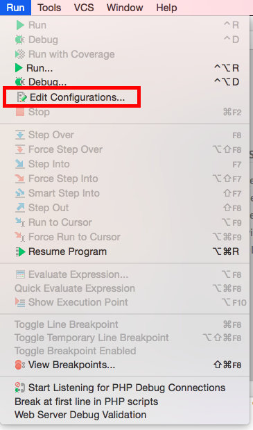 Configure PHPStorm to debug Drupal 8