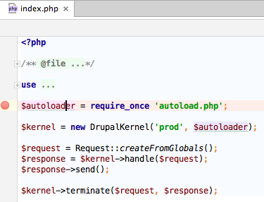 Configure PHPStorm to debug Drupal 8