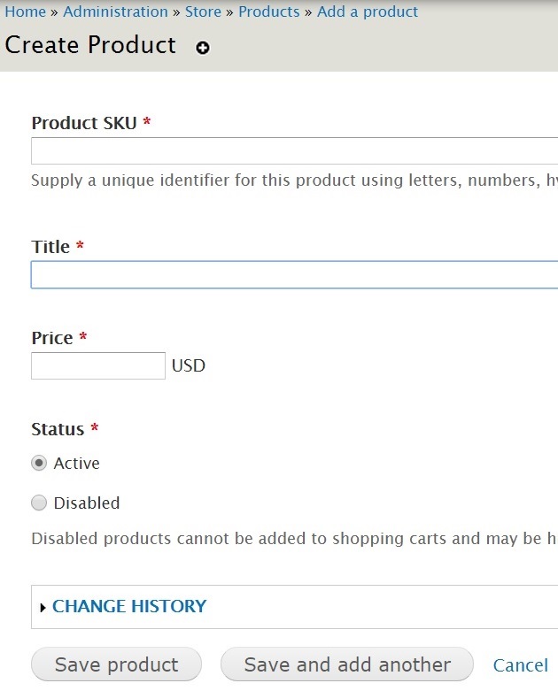 Adding A Drupal Commerce Product And Product Display