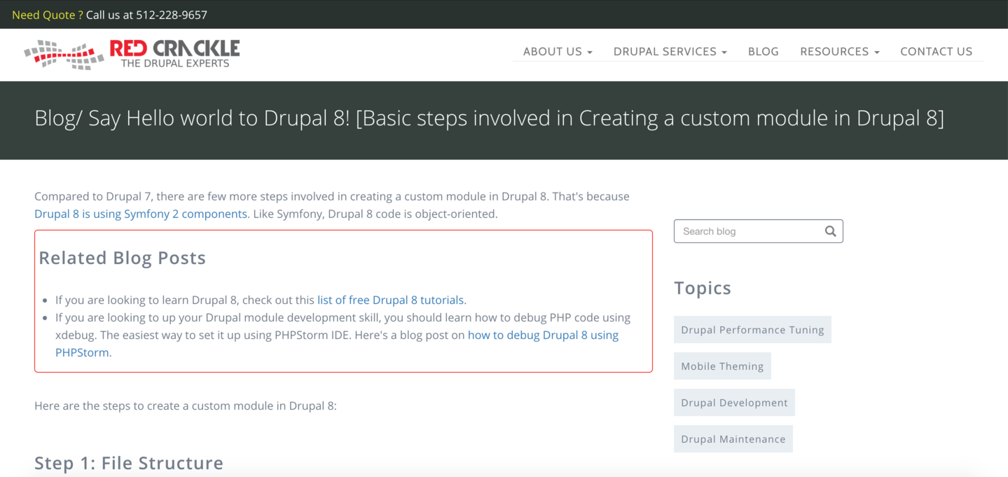 reducing bounce rate by adding related blog posts section