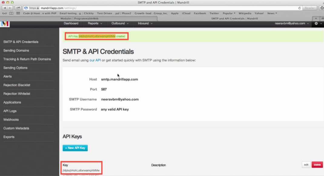 Send Drupal's Transactional Emails using Mandrill